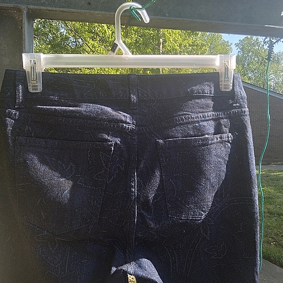 Talbots Heritage Floral Print Slim Ankle Jeans Size 8/29 - Picture 12 of 13